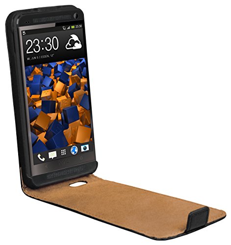 Mumbi Premium - Funda de piel con tapa para HTC One Mumbi Premium - Funda de piel con tapa para HTC One
