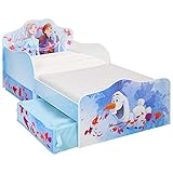 Disney Enfants avec Espace de Rangement sous Le lit, Single