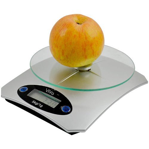 Digital LCD Electronic Kitchen Household Weighing Food Cooking Scales 5KG Steel