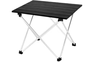 HAITRAL Portable Camping Table,Outdoor Lightweight Folding Table With Carry Bag For Camping, Picnic, BBQ, Hiking, Fishing