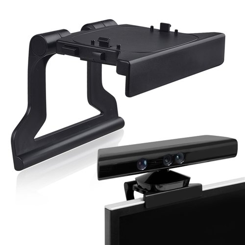 Preisvergleich Produktbild MS Xbox 360 Kinect Sensor Halterung Halter, Schwarz
