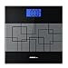 Produktbild SimpleTaste Digitale Personenwaage Glas Körperwaage aus Sicherheitsglas, Mit Step-On Technologie, 5kg - 180kg, Slim Design, Schwarz