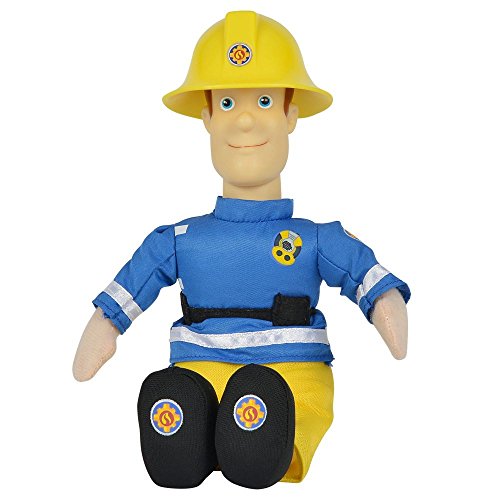 Selección Beanie Figura | Muñeca de Felpa 25 cm | Sam El Bombero | Fireman Sam, Feuerwehrmann Sam:Sam