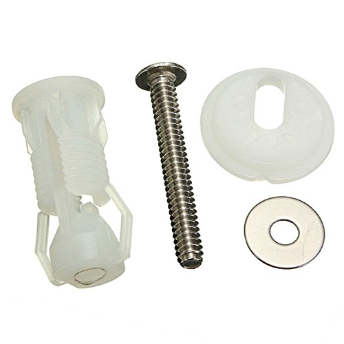 2 WC-Deckel Schrauben Sitz Expansion Nylon GUT Muttern Befestigung oben von ungfu Mall - 4