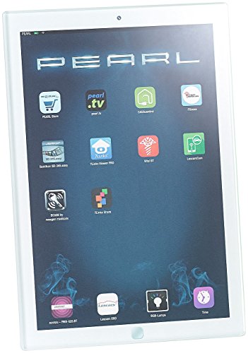 PEARL 2er-Set Glas-Schneidebretter im Tablet-Design, 23 x 16 cm & 19 x 13 cm - 2