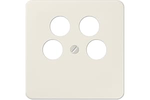 Jung 561-4SAT2 Abdeckung SAT-TV-Steckdose 4fach Ankaro, ivory, CD500