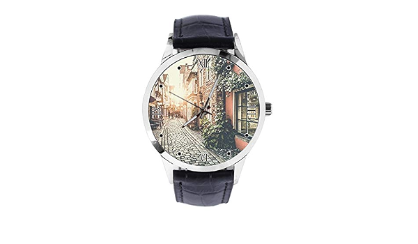 Gondola in Canal Grande Basilica Di Santa Maria Della Salute a Venezia  Orologio da polso analogico unisex al quarzo con cinturino in pelle : Amazon.it:  Orologi