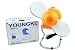 CONNECTWIDE® Bullet USB mini Fan with adjustable angle (Orange Colour) RS.430.00