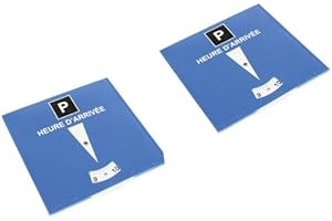 Lot de 2 disques de stationnement pour zone bleue