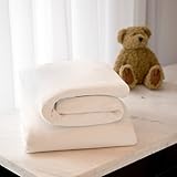 Clevamama 7304 Jersey Baumwolle Spannbettlaken Krippe/Wiege 44 x 90 cm (2 Stück), Weiß - 2