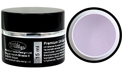 World of Nails-Design Premium UV-Gel Fiberglas, 1er Pack (1 x 15 ml) - 2