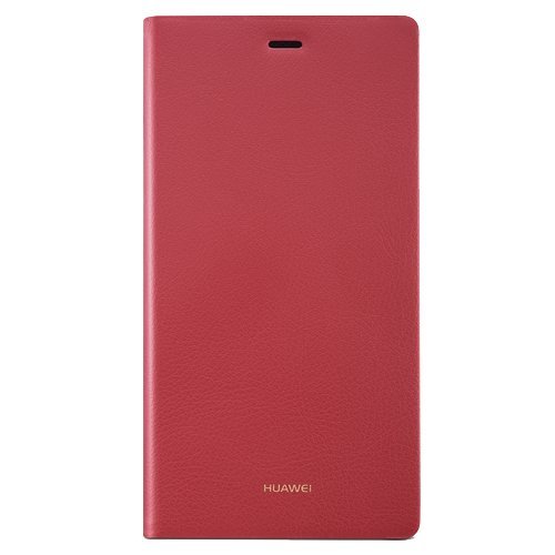 Huawei G043FFP8R - Funda oficial con tapa para P8  color rojo