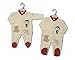 Baby Christmas Outfit All in One With Embroidery And Applique - Newborn
