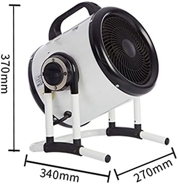 ZZHF heater Household heater 3KW electric hot air Office Bathroom Heating stove 2 colors available 340 * 270 * 370mm heat sink ( Color : White )