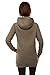 Purpless Maternity 2in1 Pregnancy and Discreet Nursing Hoodie with Zips 9052 (UK 14, Dark Gray Melange)
