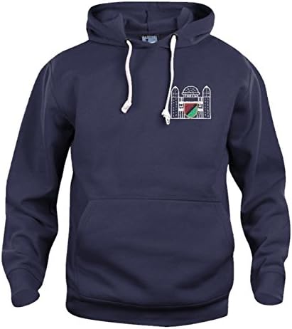 Crystal Palace 1950's Football Hoodie New Sizes S-XXXL Embroidered Logo (XXXLarge, Navy Blue)