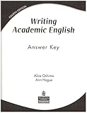 WRITING ACADEMIC ENGLISH ANSWER KEY
