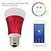Produktbild MMJ LED Smart Light Bulb, 7W WiFi Smart Bulbs 2700K bis 6500K Dimmable und Color Change, No Hub Required, Works with Amazon Echo Alexa Google Home, 60W Equivalent,E26