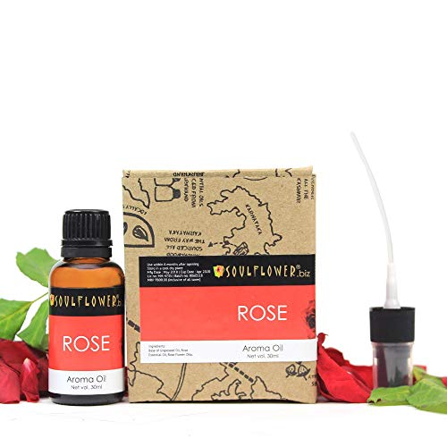 Soulflower Aroma Oil, Rose - 30ml