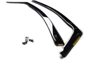 Car Lux AR02367 - Derivabrisas Deflectores de Aire Cortavientos de Viento Delanteros para el A3 8P de 3 Puertas Desde 2003 hasta 2012