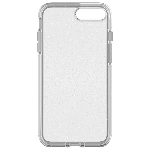 OtterBox Symmetry Clear - Funda protecci  n transparente para iPhone 7 Plus 8 Plus Stardust  purpurina 