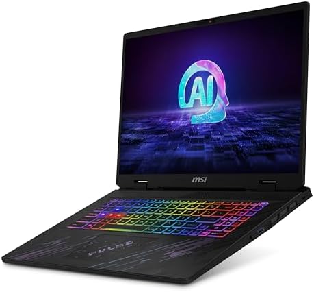 MSI Pulse 17 AI C1VFKG-048IT, Notebook Gaming, 17" FHD+ 165Hz, Intel Core Ultra 7 155H, Nvidia RTX 4060 8GB GDDR6, 1TB SSDPCIe 4, 16GB DDR5 5600MHz, WiFi 6E, Win 11 Home [Layout e Garanzia ITA] Nero