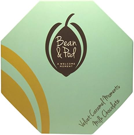 Valentines Day Velvet Caramel Milk Chocolate Mini Chocolate Box 47g - Bean &amp; Pod Chocolatiers Collection, Vegetarian