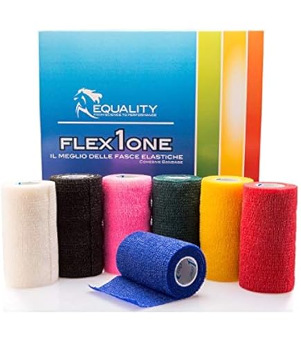 Flex1One Fascia Coesiva Alta 10 Cm X 2.3 M - Autoadesiva, Resistente Ad Acqua E Sudore - Foto 7