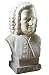 Produktbild Büste Johann Sebastian Bach 22cm weißer Alabastergips