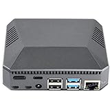 sb components Argon ONE: Premium Aluminum Case for Raspberry Pi 4 with Safe Power Button, Raspberry Pi 4 Case for Raspberry Pi 4 Model B