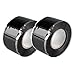 Produktbild bcmrun 2 Rollen Wasserdichte Silikon Reparatur Klebeband Dichtungsband Rescue Bonding Tape vulkanisierend Band Tape selbstklebend 25 mmx3 m Dichtung Reparatur-Klebeband für durchlässig Schlauch Rohr