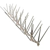 Long Way 10 Adet Sıkışık Dikenli Kuş Kovucu - Kuşları Kovmak I&ccedil;in Etkili &Ccedil;&ouml;z&uuml;m 50 Cm/G&uuml;vercin Kovucu (şefaf)