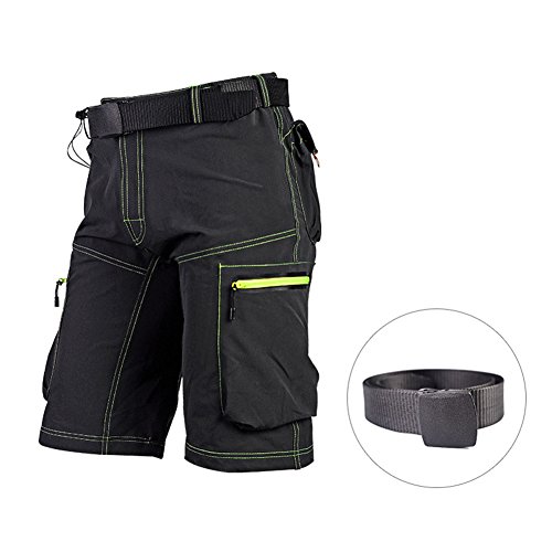 BicRad Herren MTB Shorts Trekking Downhill mit Gürtel - 4