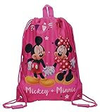 Puede llevarla tipo mochila Disney Mickey & Minnie Party Mochila Infantil, 1.2 litros, Color Rosa