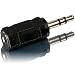 Produktbild Movoja 3.5mm Buchse auf 2.5mm Stecker | 2.5mm Aux-Stecker auf 3.5mm Klinke Buchse | Adapter (Dick auf Dünn)