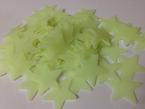 Ardisle 100 Glow In The Dark Star Sticker Home Walls Celling Stickers Kids Bedroom Nursery Room Decor Baby Boy Gril Gift Xmas Child Stocking Filler