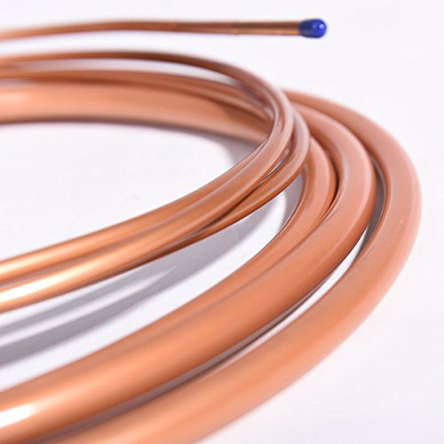 2x 5m Kupferleitung Kältemittelleitung Kupferrohr für Split Klima Klimaanlage Klimagerät - 4