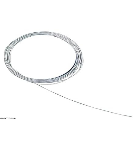 Schmuckdraht 0,45 Mm, 100 M Rolle, Silber, Nylonummantelt – Für Perlen & DIY-Schmuck
