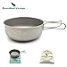 Produktbild Outdoor Ultralight 77.8g Titanium Bowl Cookware Picnic Camping Bowl 550ML