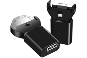 PANLOUTING Cargador de Batería 3,6V LIR2032 LIR1632 LIR2025 LIR2016 Cargador Tipo C, Mini Cargador USB para Baterías Iones de Litio