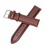 AUTULET Herren Leder Uhrarmband 22mm Braun Uhrenarmband