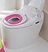 Lil' Jumbl Toilet Seat Topper Ring for Potty Training - BONUS Suction Cup Hanger, Screw Hook & Anchor Included - Blue
