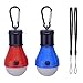 Produktbild 4pcs/set 2er tragbar LED Campinglampe Laterne mit 2 hängenkordel KAKOO Wasserdicht Zelt Licht Glühbirne Leuchte mit Haken für Camping,Abenteuer,Angeln,Notfall,Draußen Beleuchtung Kinder Leselampe