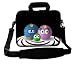 Produktbild LUXBURG® 15 Zoll Schultertasche Notebooktasche Laptoptasche Tasche mit Tragegurt aus Neopren für Laptop / Notebook Computer