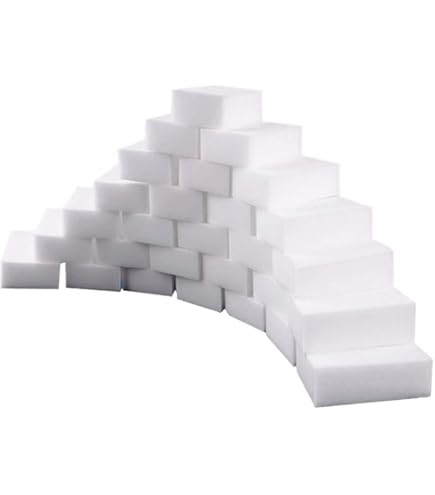 Lot De 50 Éponges Magiques Dr.JIEER Extra Puissantes - Gomme Nettoyante Effaceuse De Taches Blanche 10x6x2cm