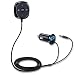 Produktbild AMANKA Bluetooth Kfz Empfänger Adapter Receiver mit Stereo 3.5 mm AUX-Kabel, 1-Port USB KFZ Ladegerä, Freisprecheinrichtung und Magnetic Base - Schwarz
