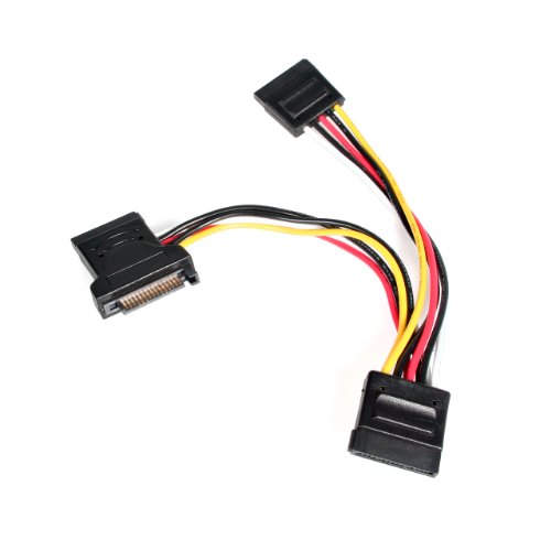 StarTech.com SATA Power Y-Splitter (3 Outputs) 0.12m - Cable (0,12 m)