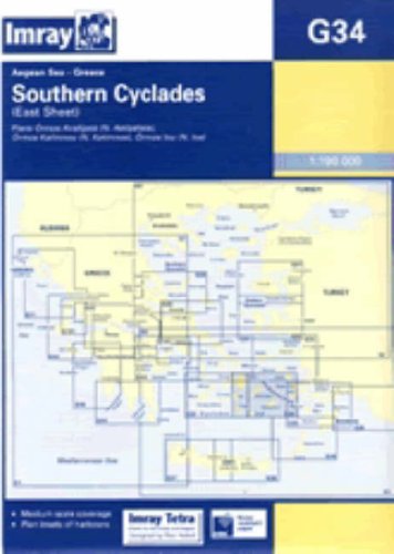 Preisvergleich Produktbild Imray chart G34 2007: Southern Cyclades (Imray G Chart)
