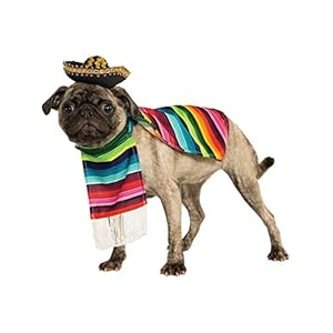 Disfraz Oficial de Serape Mexicano para Mascotas