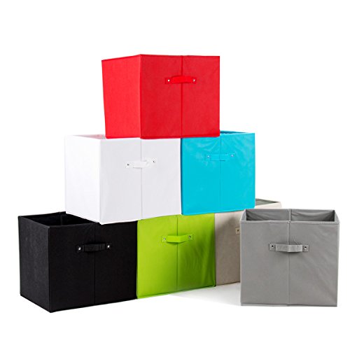 diMio SB1 Faltbox in Grün (4er Pack) – Regalfach Aufbewahrungsbox mit Trageschlaufen und Fingerloch, extra tief für noch mehr Stauraum - 6
